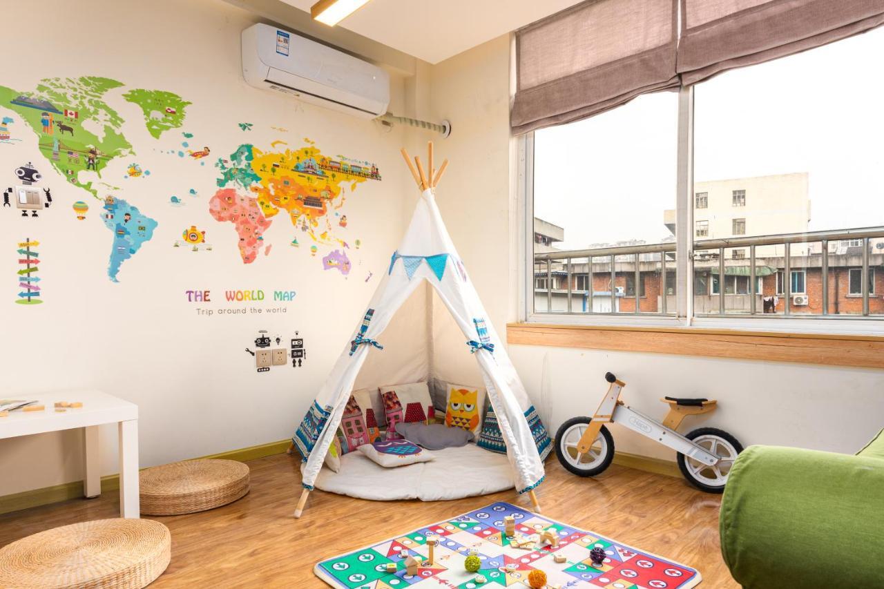 Hello Chengdu International Youth Hostel ภายนอก รูปภาพ